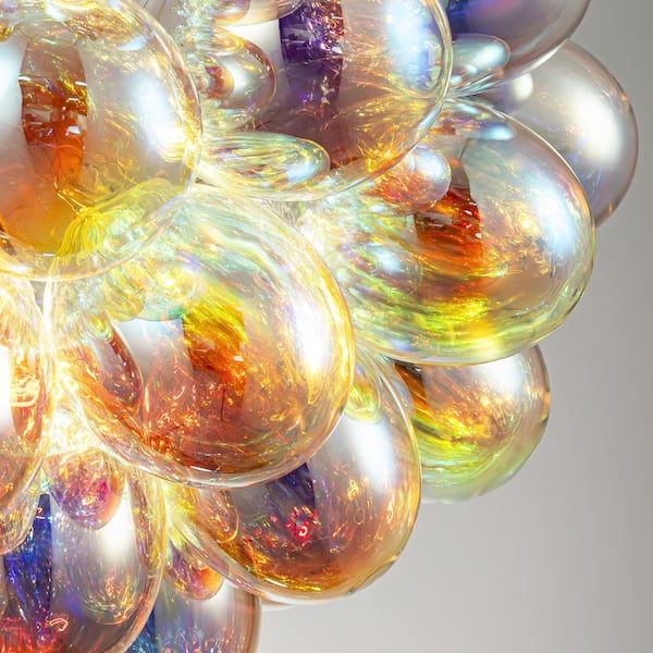 Rennnsan Nora 4-Light Colorful Modern Dimmable Sphere Glass