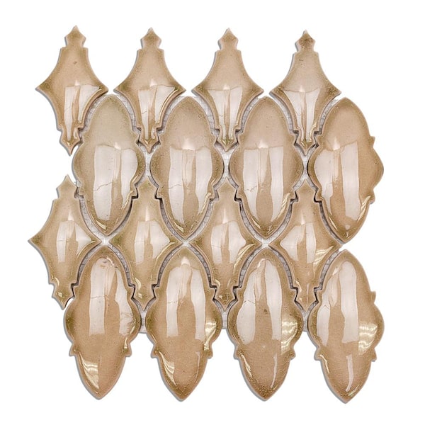 Ivy Hill Tile Delphi Valor Sea Wind 9 in. x 9 in. Glazed Ceramic Mosaic Tile (0.60 sq. ft./Sheet)