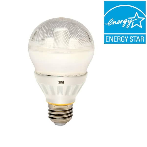 3M 60W Equivalent Soft White (3000K) A19 LED Light Bulb