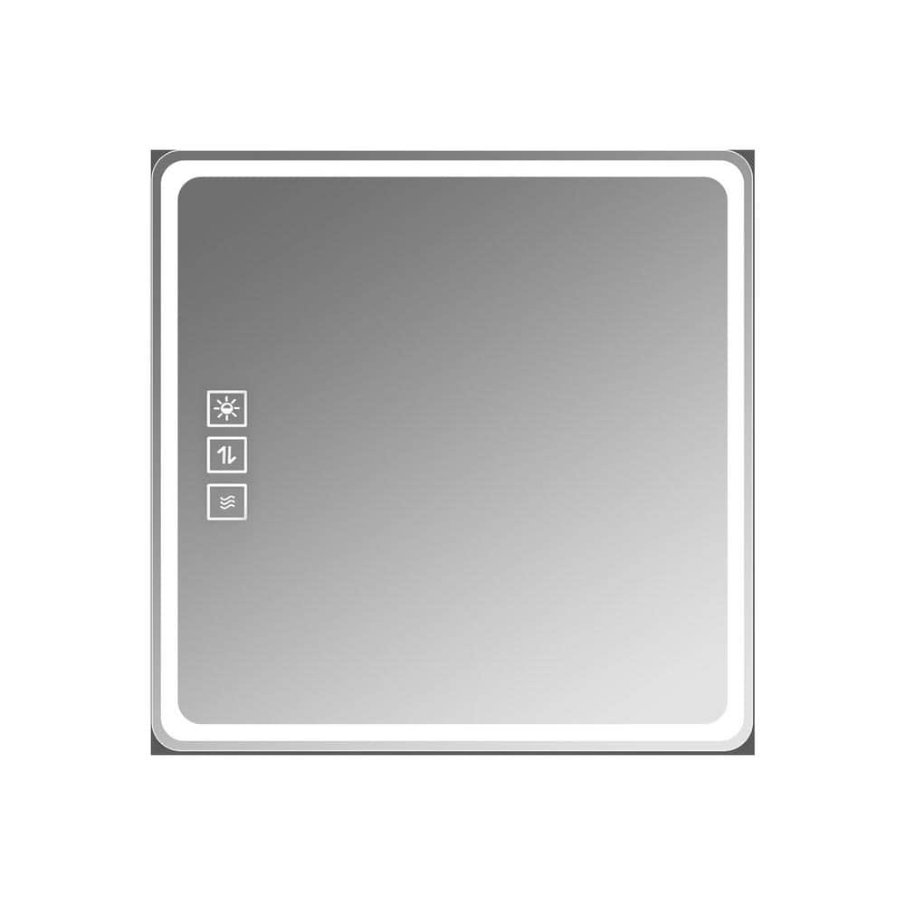 36 in. W x 36 in. H Rectangular Anti-Fog Frameless Wall Bathroom Vanity Mir