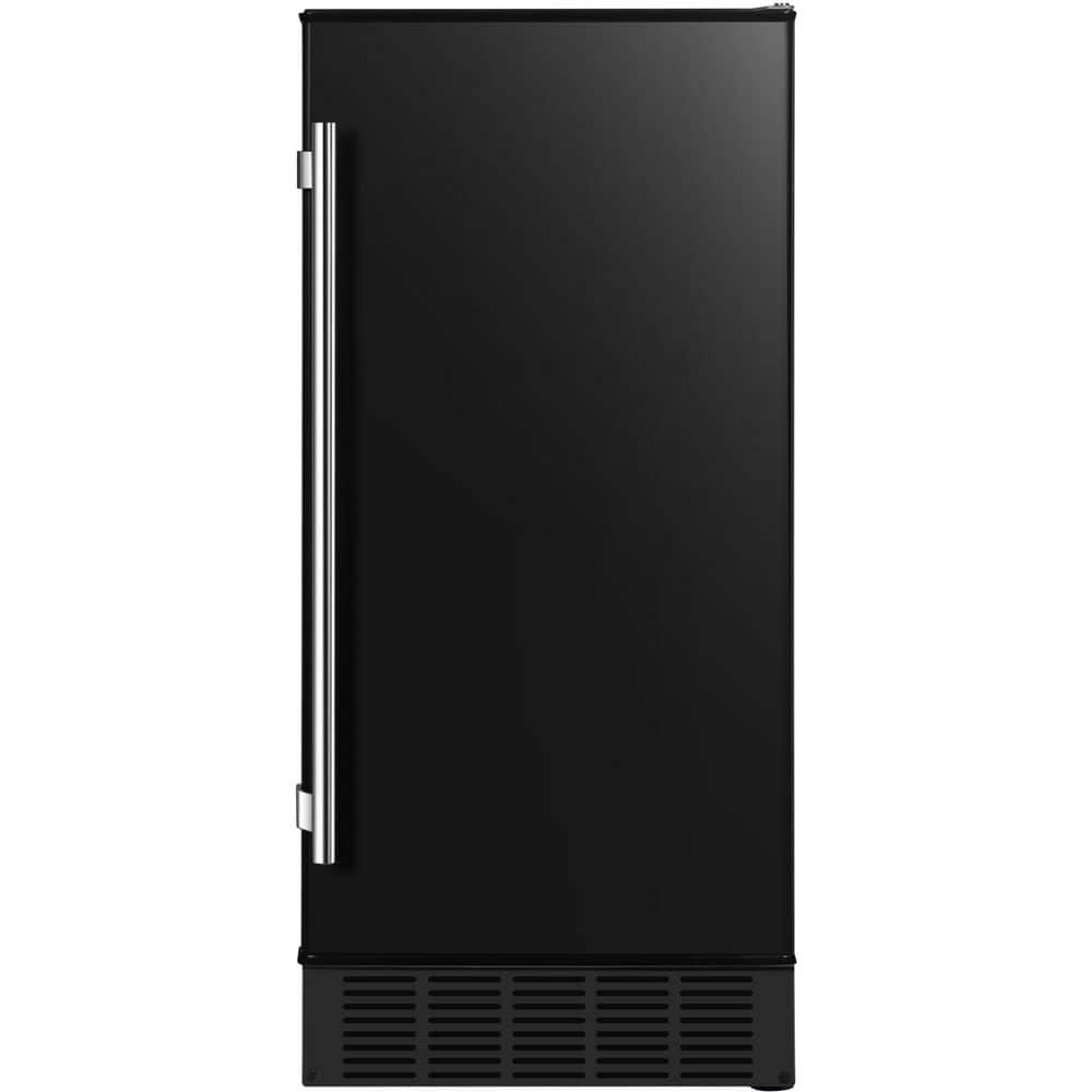 15 in. Wide 20 lbs. Built-In Ice Maker in Black with upto 25 lbs. Daily Ice Production