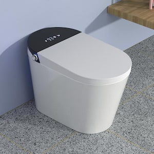 Elongated Bidet Toilet 1.28 GPF in White with Heated, Soft Close