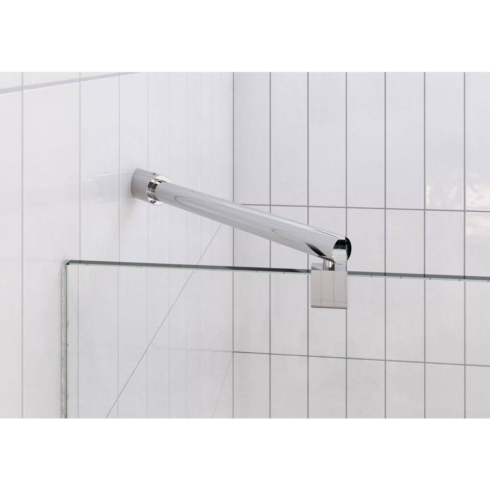 Stellar Frameless 3 Panel Glass Shower Door with Polished Chrome Finish