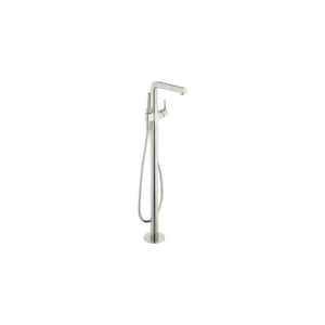 Talis S Single-Handle Freestanding Tub Faucet with Hand Shower in Brushed Nickel