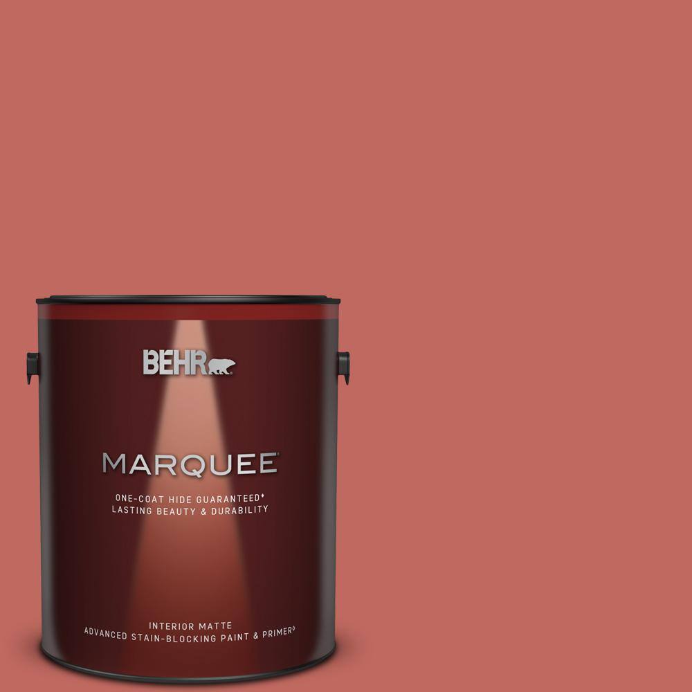 1 gal. Home Decorators Collection #HDC-CL-10 Tapestry Red Matte Interior Paint & Primer