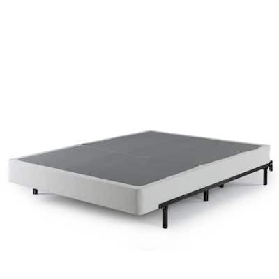 7.5 in. Profile Queen White Metal Box Spring, No Assembly