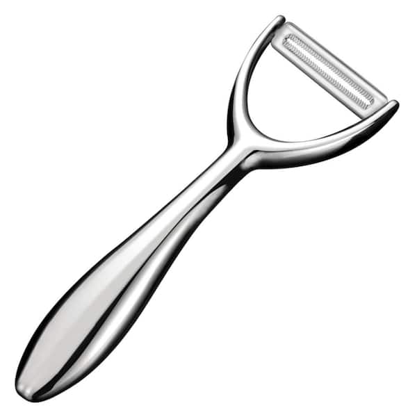 Type Y Stainless Steel Peeler with Ultra Sharp Rotary Blade and Heavy Duty Ergonomic Handle for Kitchen