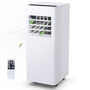 6,150 BTU Portable Air Conditioner Cools 400 Sq. Ft. with Dehumidifier and Fan in White