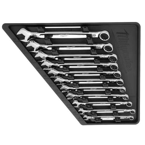 Milwaukee Combination Metric Wrench Mechanics Tool Set (11-Piece