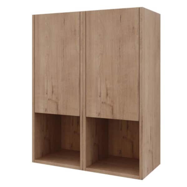 Yunus 24 in. W x 9.81 in. D x 29.5 in. H Bathroom Storage Wall Cabinet in Imitative Oak