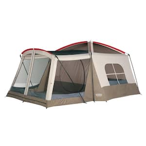 Klondike 16 ft. x 11 ft. Large 8-Person Screen Room Outdoor Camping Tent in Brown