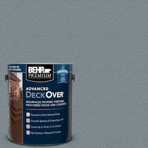 1 gal. #SC-119 Colony Blue Textured Solid Color Exterior Wood and Concrete Coating