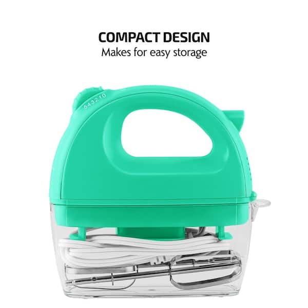 Ovente Portable Electric Hand Mixer 5 Speed Mixing 150W Powerful