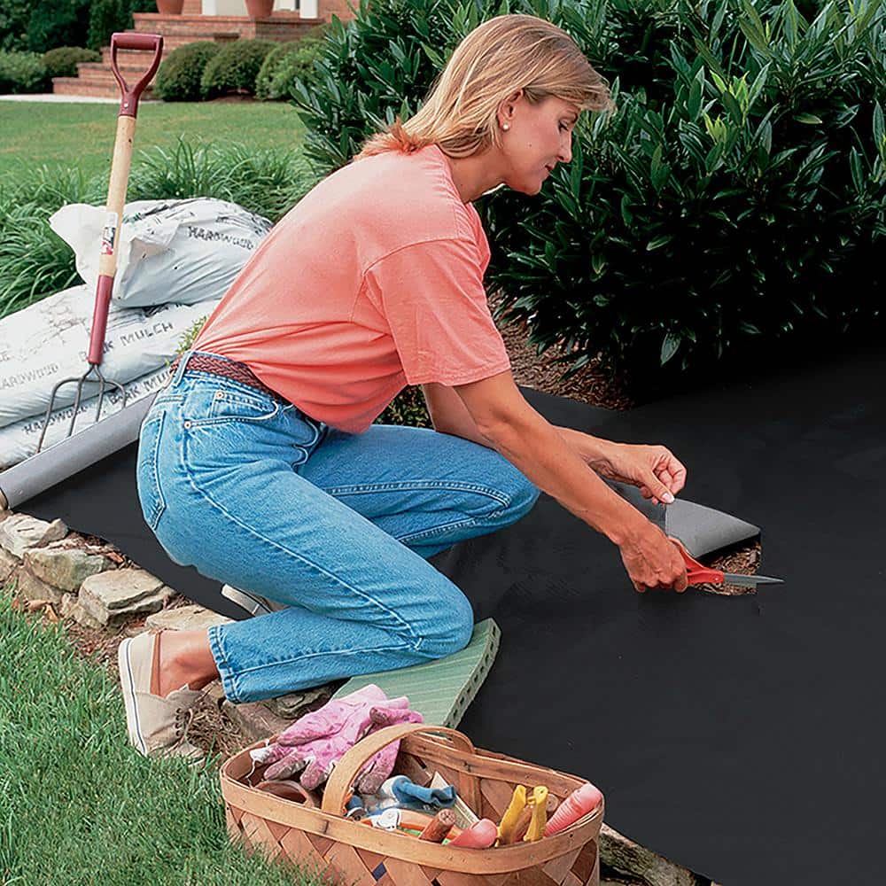 Heavy-Duty Black Polypropylene Landscape Fabric 3' x 100'