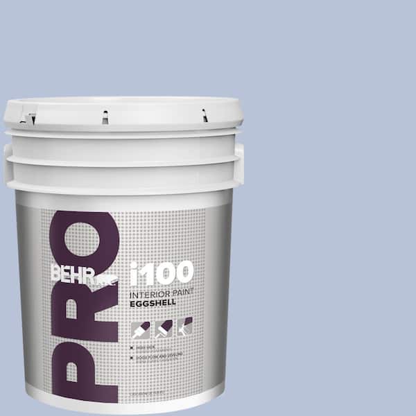 BEHR PRO 5 gal. #610C-3 Virginia Blue Eggshell Interior Paint