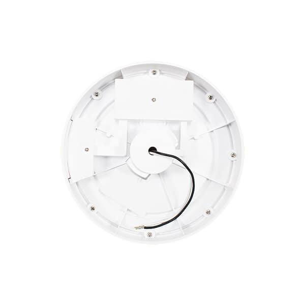 ETi 8.5 in. Round White Indoor Outdoor Integrated LED Flush Mount