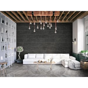 Ader Botticino 12 in. x 24 in. Polished Porcelain Floor and Wall Tile (16 sq. ft./Case)
