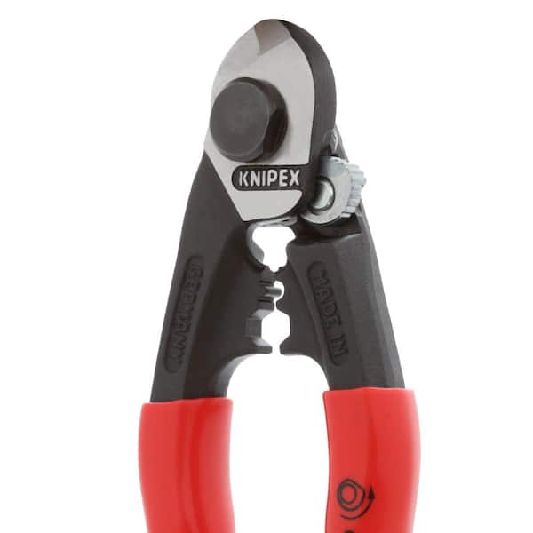 KNIPEX 95 61 190 SBA 7-1/2" Wire Rope Cutter for sale online 