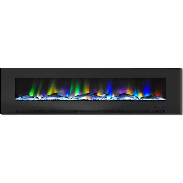 Cambridge 78 In Wall Mount Electric, 70 Inch Wall Mount Electric Fireplace