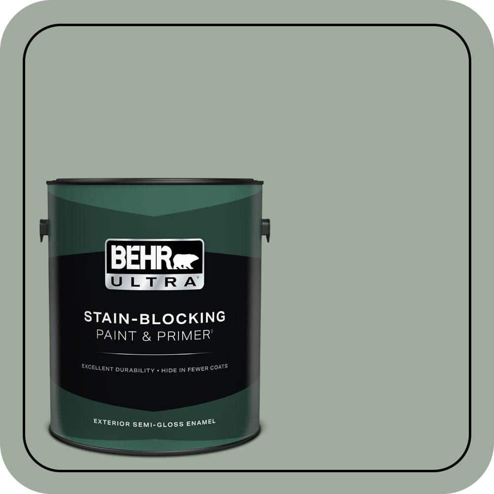1 gal. #PPU11-15 Green Balsam Semi-Gloss Enamel Exterior Paint & Primer price history on PriceWatchPro