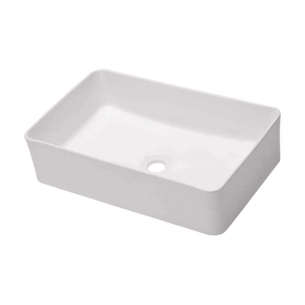 21 in. Drop-In/Undermount Single Bowl White Ceramic Kitchen Sink with Overflow price history on PriceWatchPro