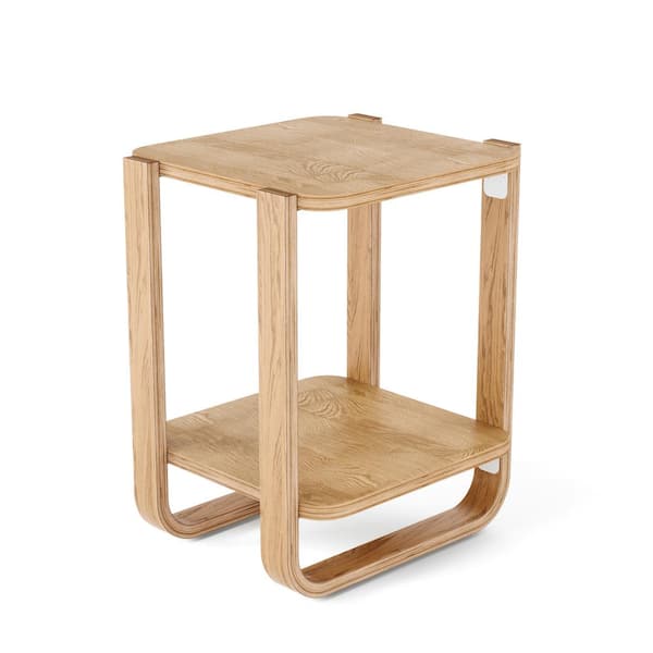 Umbra Bellwood 15 in. W Natural 20 in. H Rectangle Wood End Table