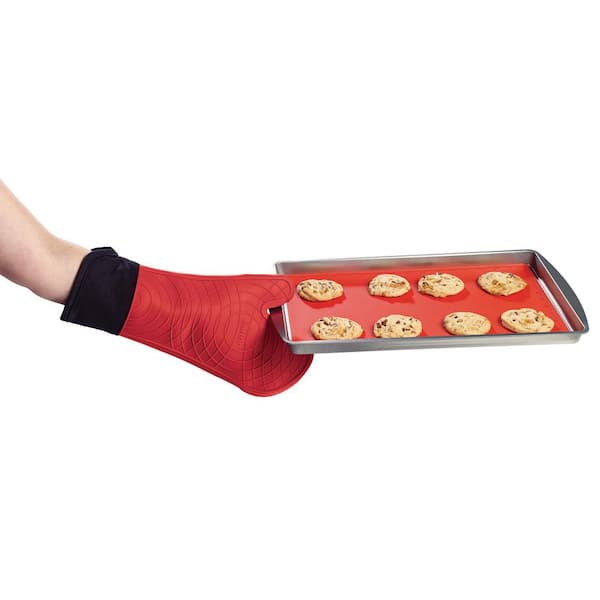 Oven Mitts with Hot Pads Potholders Set Silicone Gloves 500℉ High