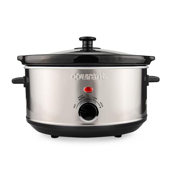 NEW Crock-Pot 4.5-qt Slow Cooker, Stainless Steel - household