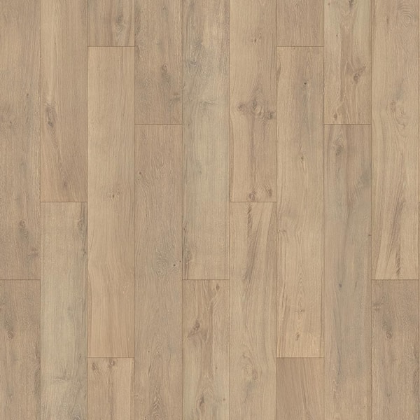Outlast+ Sandstone Abbey Oak 12 mm T x 7.48 in. W x 47.24 in. L Waterproof Laminate Wood Flooring (19.63 sq.ft./case)