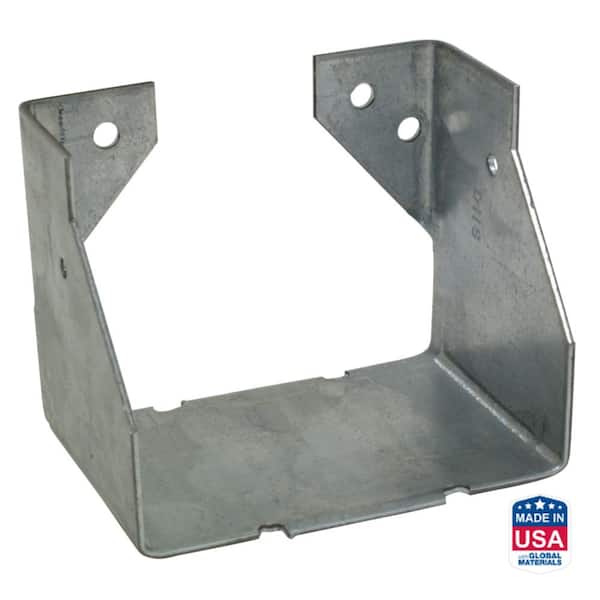 Simpson Strong-Tie HUC Galvanized Face-Mount Concealed-Flange Joist Hanger for 4x4 Nominal Lumber