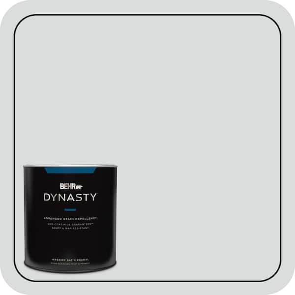 BEHR DYNASTY 1 qt. #PPU26-14 Drizzle Satin Enamel Interior Stain-Blocking Paint and Primer