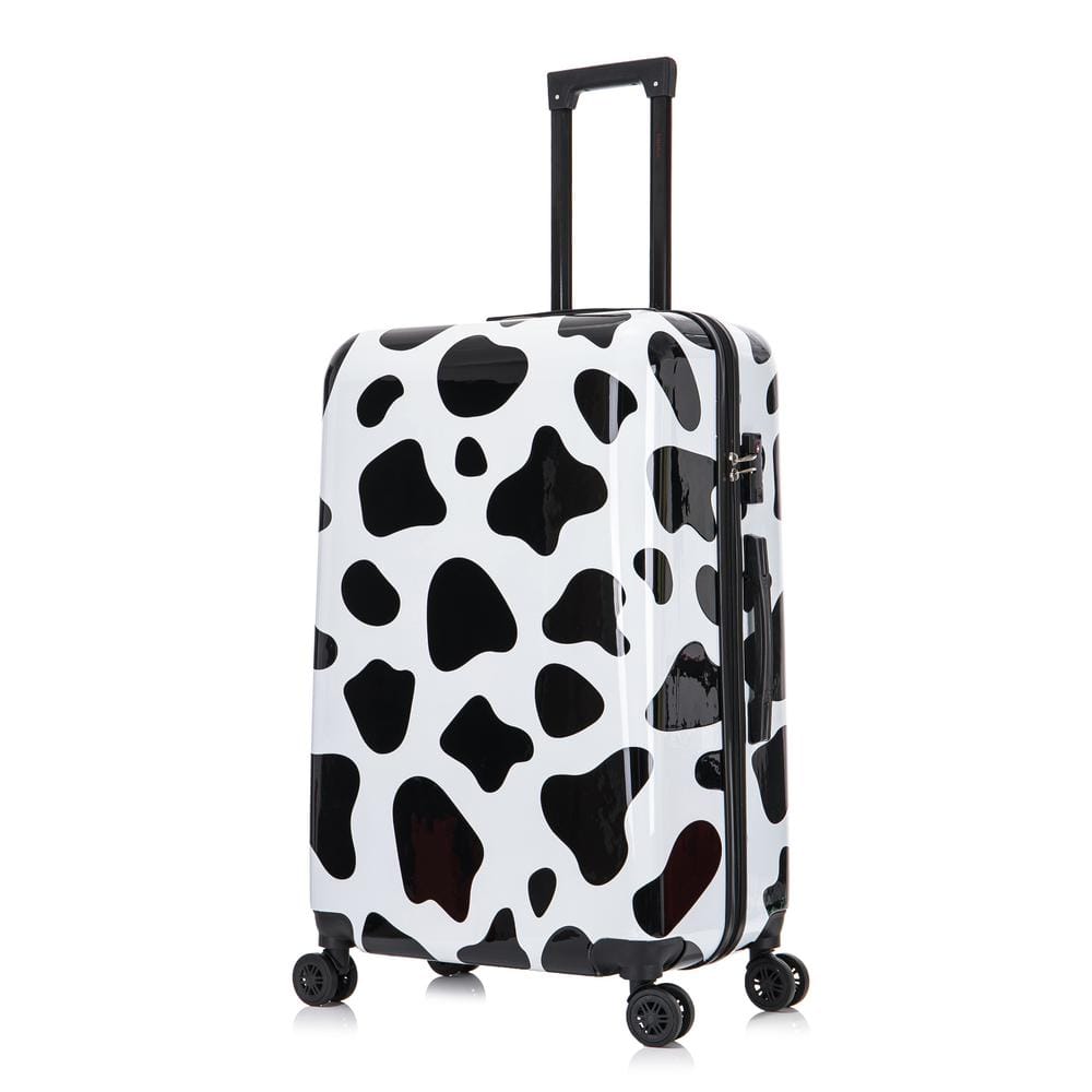 InUSA PRINTS Lightweight Hardside Spinner 28 in. Cow IUAPC00LCOW The Home Depot