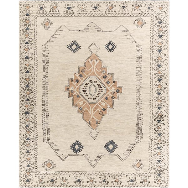 Livabliss Urfa 8 ft. x 10 ft. Gray Moroccan Indoor Area Rug