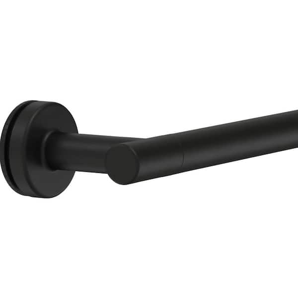 Lyndall 20 in. Sliding Shower and Bathtub Door Handles in Matte Black