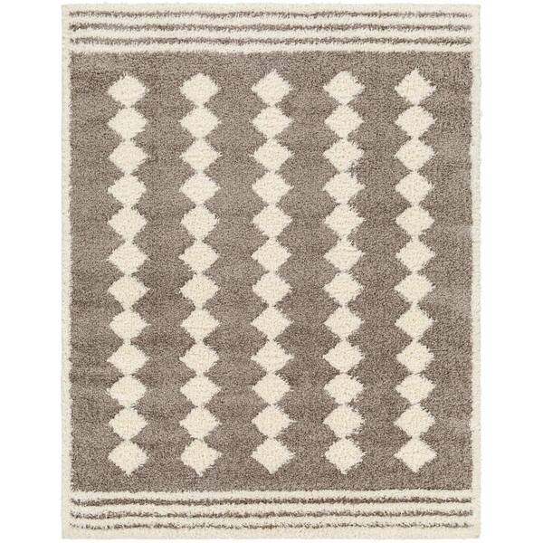Livabliss Rodos Taupe 8 ft. x 10 ft. Indoor Area Rug
