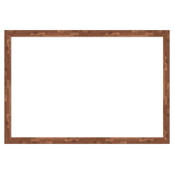 Fresco Light Pecan 39 in. x 27 in. Wood Framed Dry Erase Magnetic Memo Board