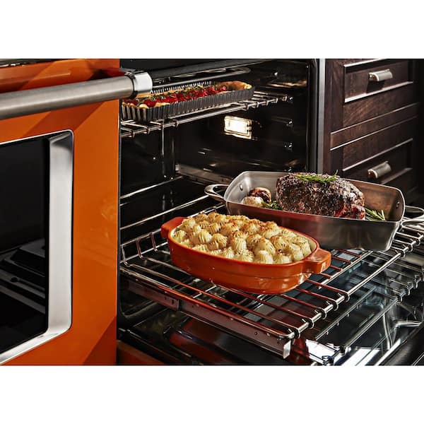 KitchenAid Smart 48-in 6 Burners 4.1-cu ft / 2.2-cu ft Self