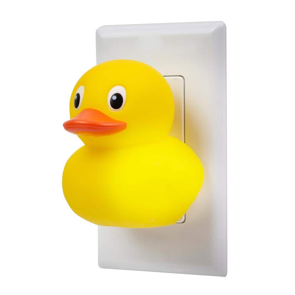 Globe Electric Yellow Duck LED Night Light for Kids