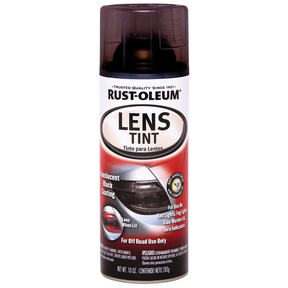 Rust-Oleum Automotive 10 oz. Translucent Black Lens Tint Spray Paint  (6-Pack) 253256 - The Home Depot