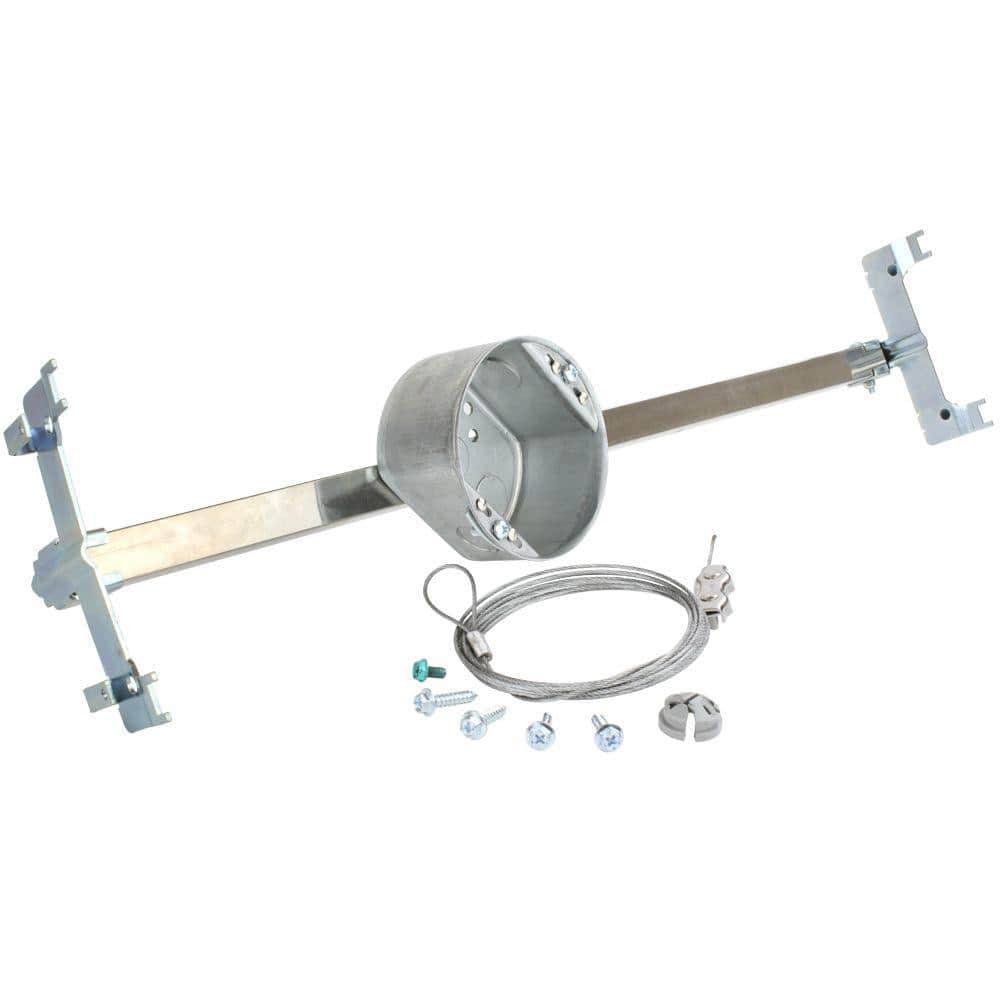 Commercial Electric 21.5 cu. in. Suspended Ceiling Brace with in. Box CMB218-SC - The Home Depot