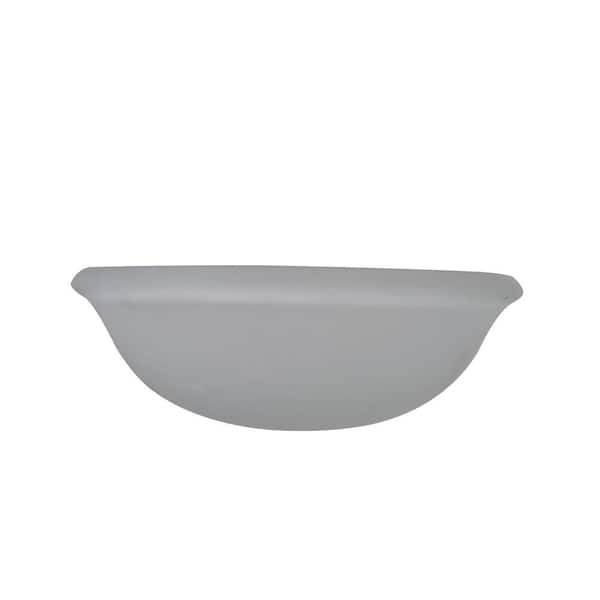Air Cool Larson 52 in. White Ceiling Fan Replacement Glass 337762010 ...