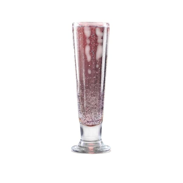 14 oz Beer Glasses Set Tall Footed Pilsner Glass, Pint Beer Drinking Set Lead-Free Brewery Tumblers Craft (4-Piece)