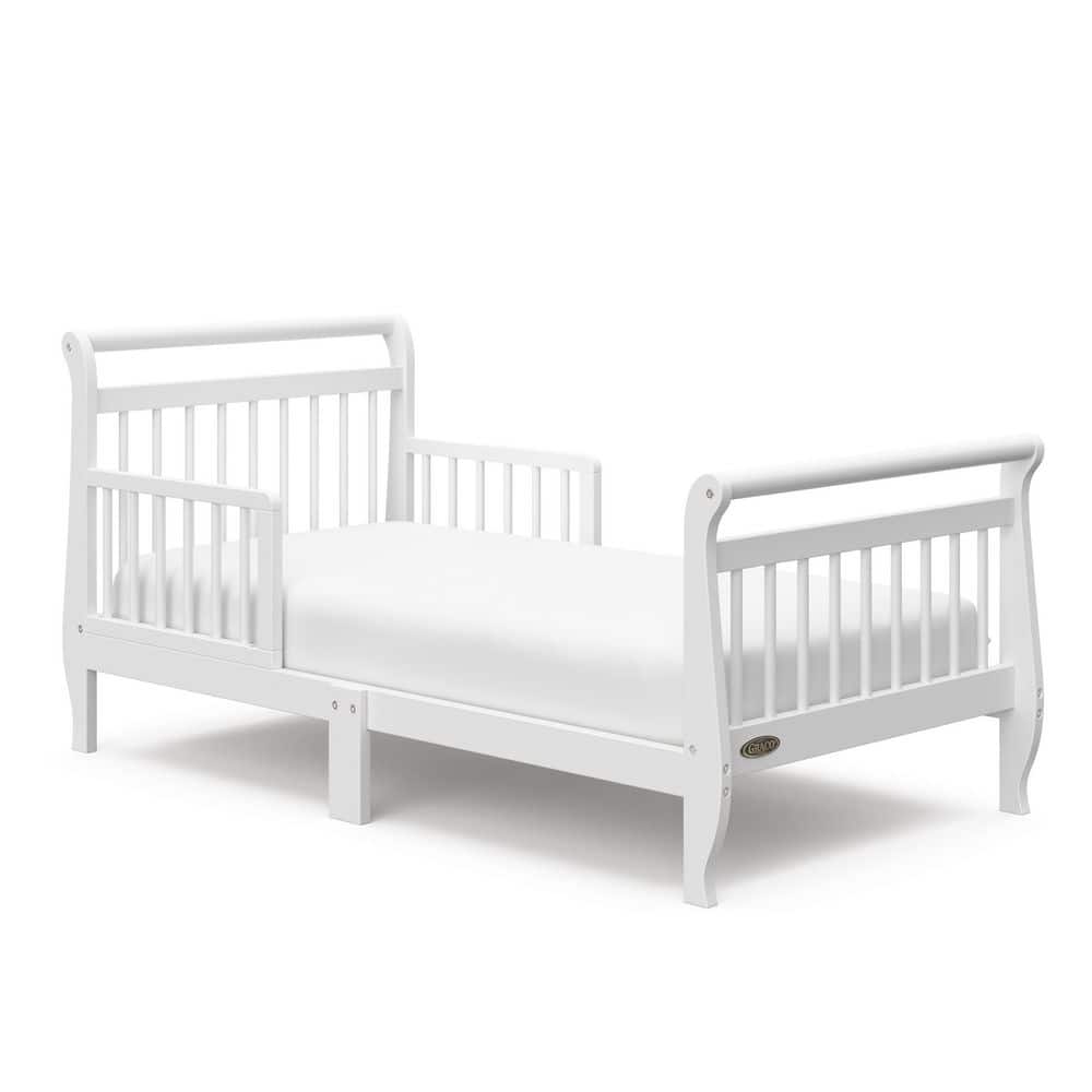 Graco Classic Sleigh White Crib Toddler Bed -  05360-001