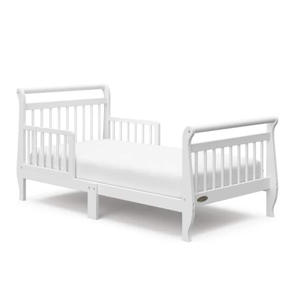 Graco Classic Sleigh White Crib Toddler Bed