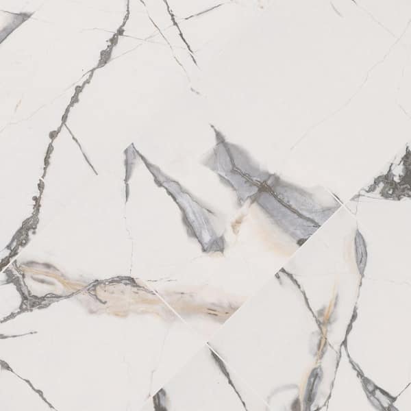 MSI Avalon 24 in. x 24 in. Matte Porcelain Marble Look Floor and Wall Tile (15.76 sq. ft./Case)