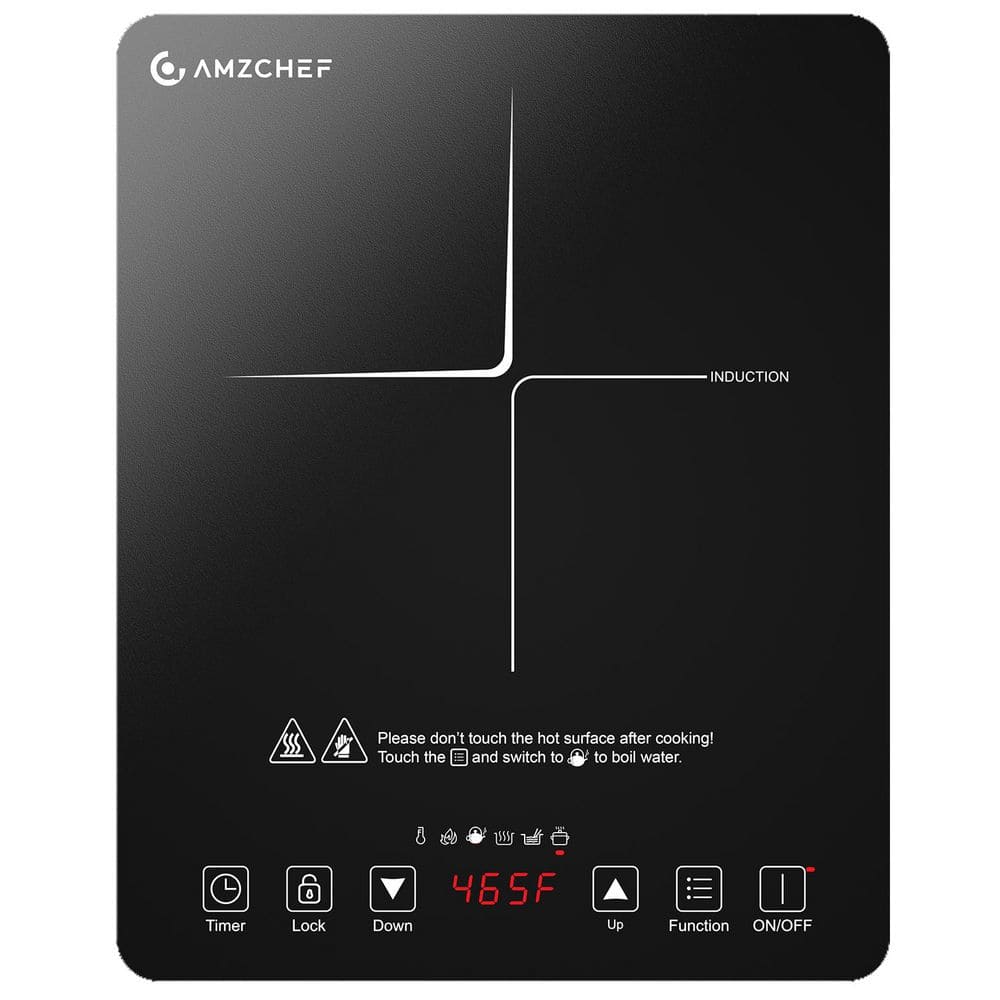 11 in. Single Induction Cooktop with Safety Lock, 4H Timer, Electric Induction Glass Top Hob for Boil, Stir-Fry, Black price history on PriceWatchPro