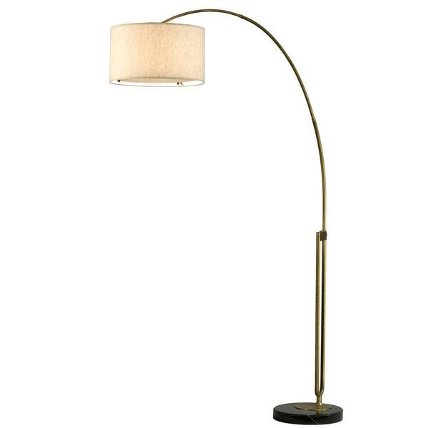 NOVA Astrulux 88 in. Weathered Brass Incandescent Arc Lamp