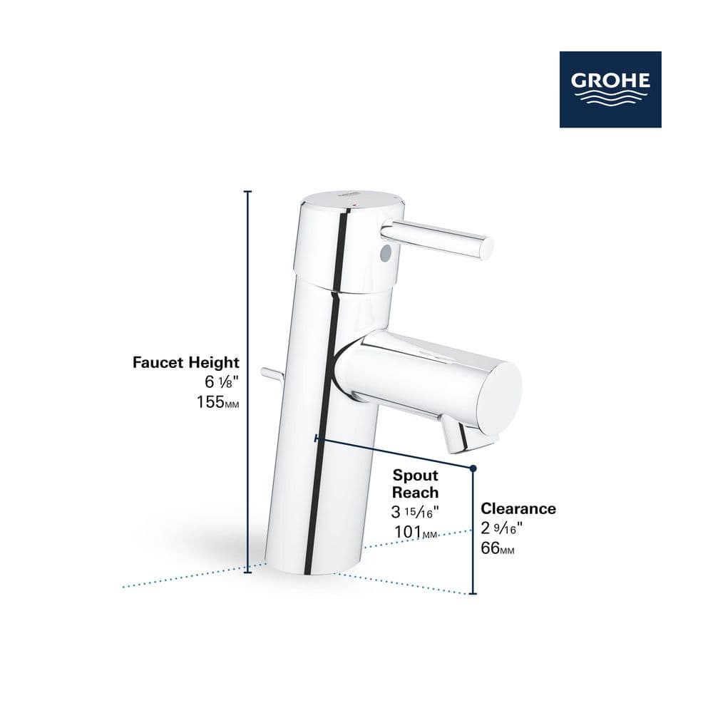 Sleek Brushed Nickel Single-Hole Bathroom Faucet with Easy Installation