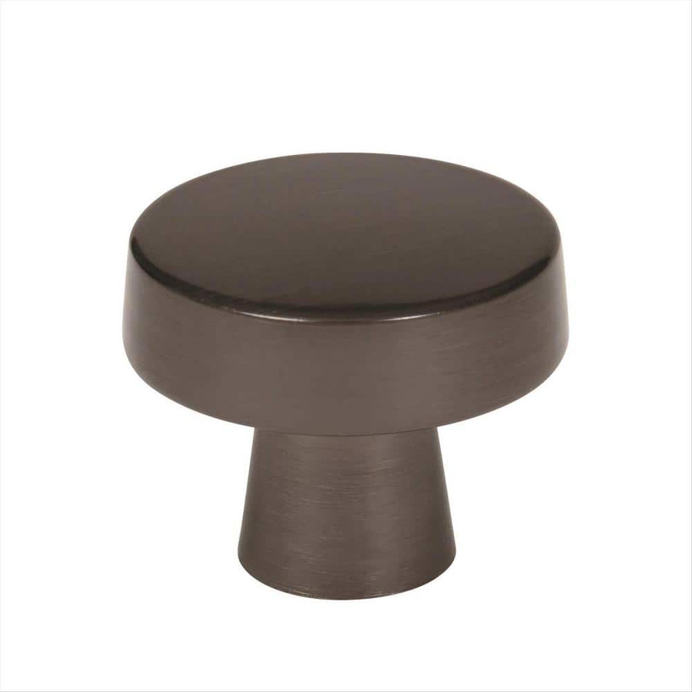 Blackrock 1-5/8 in. (41mm) Modern Gunmetal Round Cabinet Knob