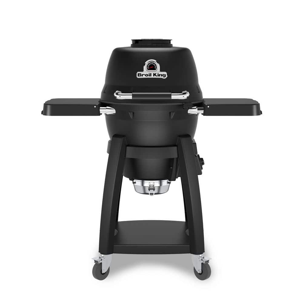 18.5 in. Keg Kamado Charcoal Grill in Black